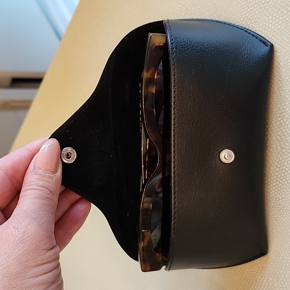 DIFF Carson Amber Tortoise Blue Steel Gradient Polarized Sunglasses - Picture 9 of 14